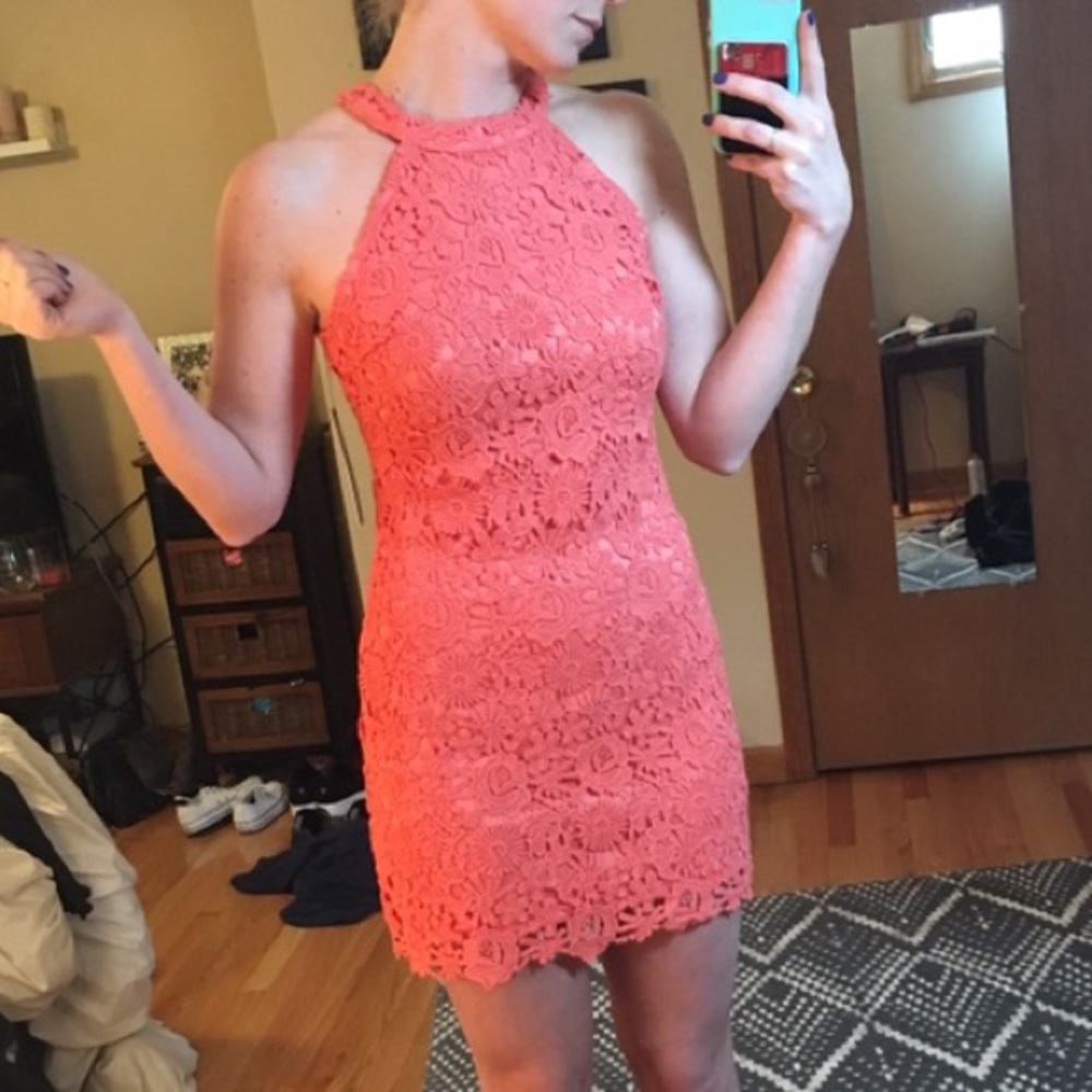 Pink Lulu’s dress